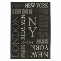 BAUHAUS Teppich Finca Graphit, 170 X 120 Cm, 100 % Polypropylen