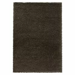 BAUHAUS Hochflorteppich Fluffy 3500 Braun, 340 X 240 Cm, 100% Polypropylen