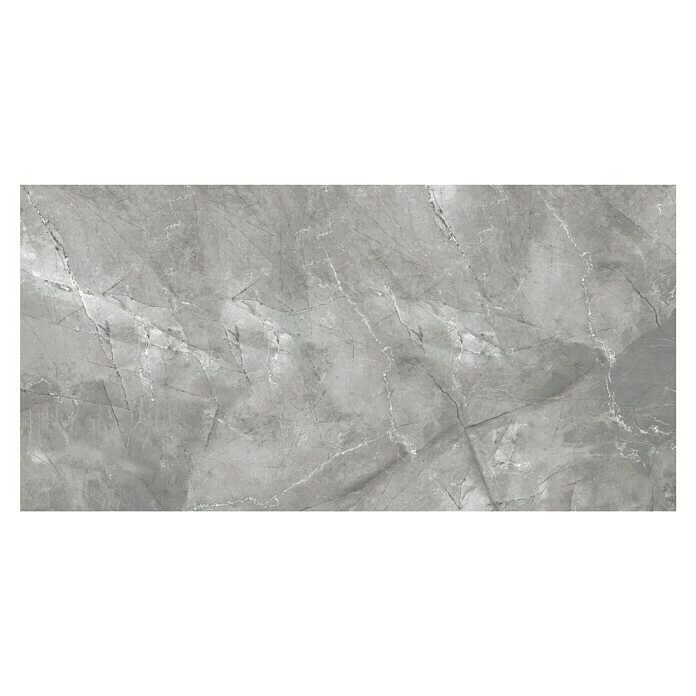 BAUHAUS Feinsteinzeugfliese Pulpis Grey 30 X 60 Cm, Grau, Glänzend 1 BAUHAUS Feinsteinzeugfliese Pulpis Grey 30 X 60 Cm, Grau, Glänzend