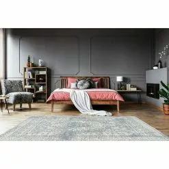 BAUHAUS Kayoom Kurzflorteppich Iglesia Creme/Blau, 150 X 80 Cm, 100 % Polyester -Angebote Fliesen Store 12 3513