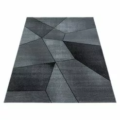 BAUHAUS Kurzflorteppich Beta 1120 Grau, 170 X 120 Cm, 100% Polypropylen