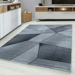 BAUHAUS Kurzflorteppich Beta 1120 Grau, 170 X 120 Cm, 100% Polypropylen -Angebote Fliesen Store 12 3518