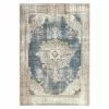 BAUHAUS Kayoom Kurzflorteppich Vintage Creme/Blau, 290 X 200 Cm, 100 % Polyacryl