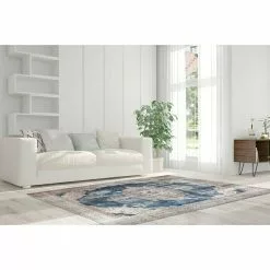 BAUHAUS Kayoom Kurzflorteppich Vintage Creme/Blau, 290 X 200 Cm, 100 % Polyacryl 7 BAUHAUS Kayoom Kurzflorteppich Vintage Creme/Blau, 290 X 200 Cm, 100 % Polyacryl -Angebote Fliesen Store 12 3553