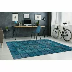 BAUHAUS Kayoom Echtlederteppich Viola Türkis, 230 X 160 Cm, 100 % Echtleder 7 BAUHAUS Kayoom Echtlederteppich Viola Türkis, 230 X 160 Cm, 100 % Echtleder -Angebote Fliesen Store 12 3574