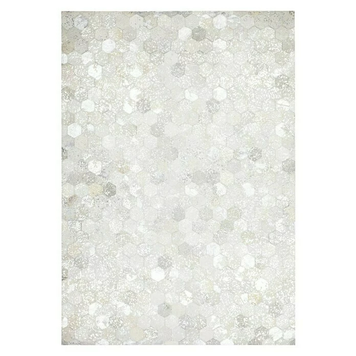 BAUHAUS Kayoom Echtlederteppich Dazzle 200 Grau/Silber, L X B: 170 X 120 Cm, 100 % Leder 1 BAUHAUS Kayoom Echtlederteppich Dazzle 200 Grau/Silber, L X B: 170 X 120 Cm, 100 % Leder