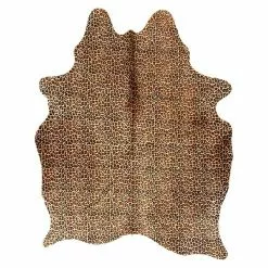 BAUHAUS Esbeco Deko-Kuhfell Leopard, 100 % Echtfell, Fläche Ca.: 3 M² - 4 M²
