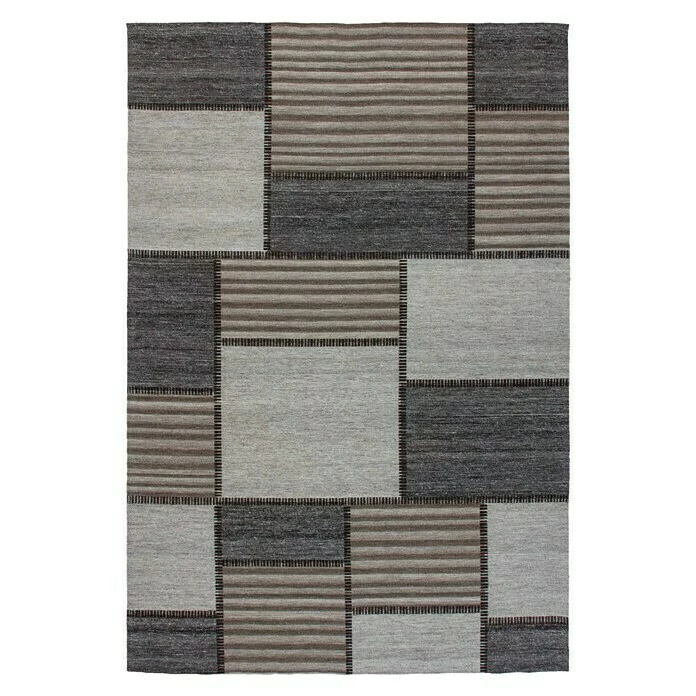 BAUHAUS Kayoom Flachgewebeteppich Phönix Grau/Braun, 170 X 120 Cm, 75 % Wolle, 20 % Baumwolle, 5 % Polyester 1 BAUHAUS Kayoom Flachgewebeteppich Phönix Grau/Braun, 170 X 120 Cm, 75 % Wolle, 20 % Baumwolle, 5 % Polyester