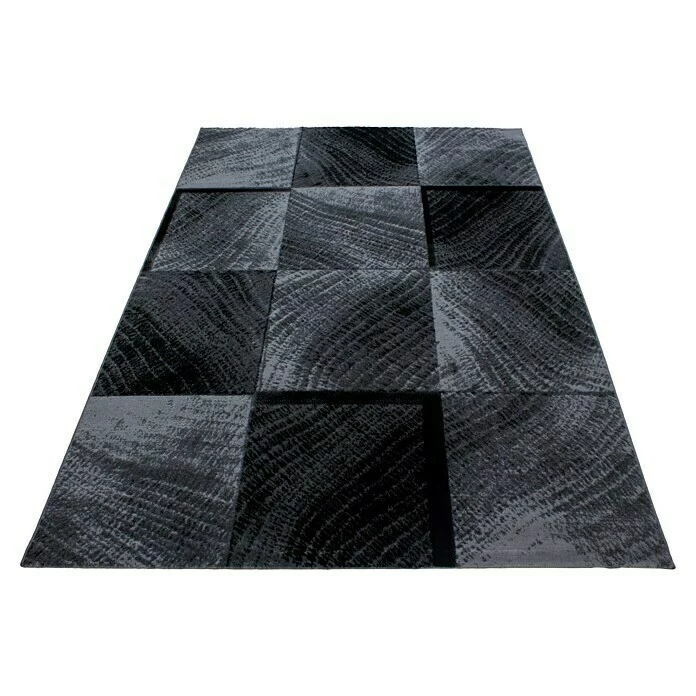 BAUHAUS Kurzflorteppich Plus 8003 Schwarz, 150 X 80 Cm, 100% Polypropylen 1 BAUHAUS Kurzflorteppich Plus 8003 Schwarz, 150 X 80 Cm, 100% Polypropylen