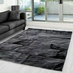 BAUHAUS Kurzflorteppich Parma 9250 Schwarz, 260 X 160 Cm, 100% Polypropylen -Angebote Fliesen Store 12 3664