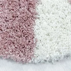 BAUHAUS Hochflorteppich Tango 3101 Rose, Durchmesser: 120 Cm, 100% Polypropylen -Angebote Fliesen Store 12 3723