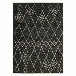 BAUHAUS Kurzflorteppich Agadir Graphit, 150 X 80 Cm, 100% Polypropylen (Flor)