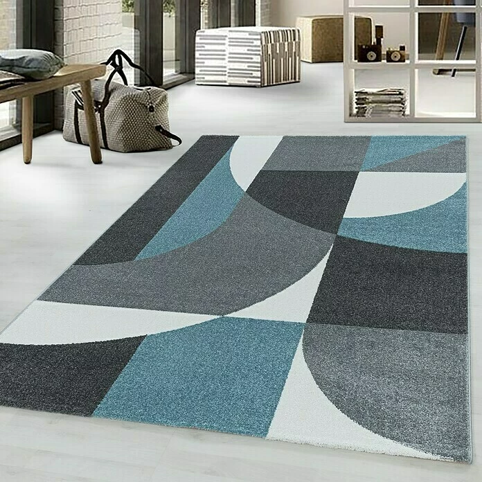 BAUHAUS Kurzflorteppich Efor 3711 Blau, 250 X 80 Cm, 100% Polypropylen 6 BAUHAUS Kurzflorteppich Efor 3711 Blau, 250 X 80 Cm, 100% Polypropylen – Bild 6