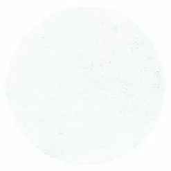 BAUHAUS Hochflorteppich Sydney 3000 Weiß, Durchmesser: 80 Cm, 100% Polypropylen