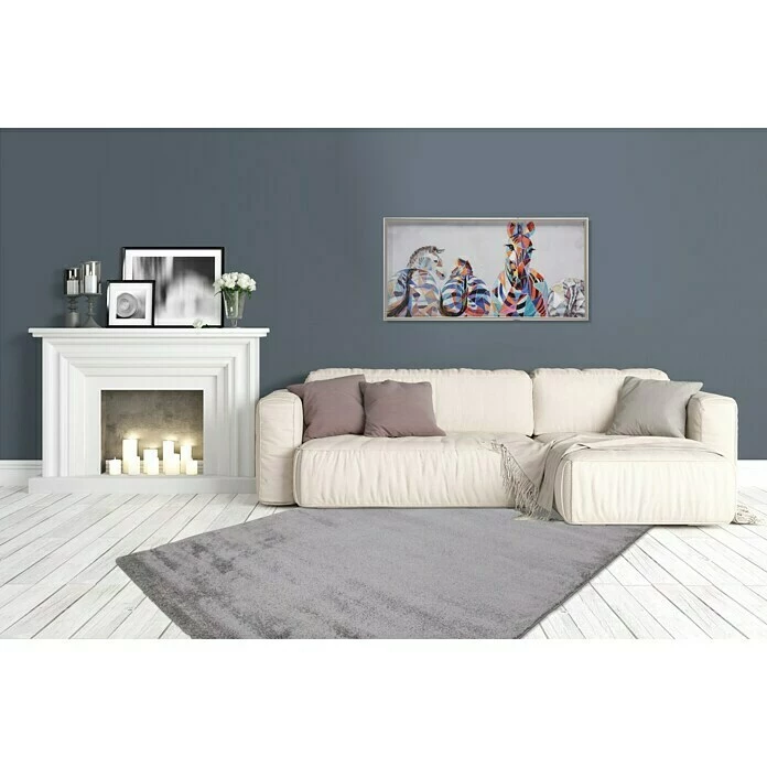 BAUHAUS Kurzflorteppich Softtouch Silber, 150 X 80 Cm, 100 % Polypropylen (Flor) 4 BAUHAUS Kurzflorteppich Softtouch Silber, 150 X 80 Cm, 100 % Polypropylen (Flor) – Bild 4