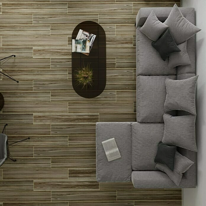 BAUHAUS Feinsteinzeugfliese Betulla 20 X 120 Cm, Braun, Matt 3 BAUHAUS Feinsteinzeugfliese Betulla 20 X 120 Cm, Braun, Matt – Bild 3