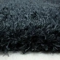 BAUHAUS Hochflorteppich Brilliant 4200 Schwarz, 150 X 80 Cm, 100% Polyester -Angebote Fliesen Store 12 3926