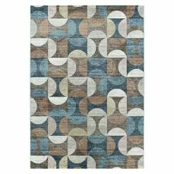 BAUHAUS Kurzflorteppich Royal 4808 Braun, 250 X 80 Cm, 100% Polypropylen