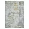 BAUHAUS Flachgewebeteppich Teppich Stampa Creme/Senf, 170 X 120 Cm, 100% Polyester