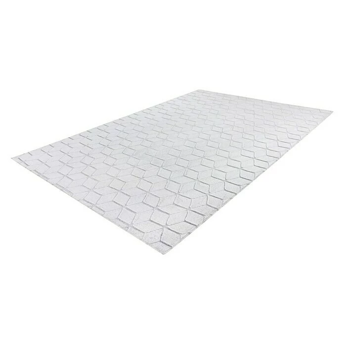 BAUHAUS Kayoom Hochflorteppich Vivica 125 Weiß/Blau, 230 X 160 Cm, 100 % Polyester 2 BAUHAUS Kayoom Hochflorteppich Vivica 125 Weiß/Blau, 230 X 160 Cm, 100 % Polyester – Bild 2