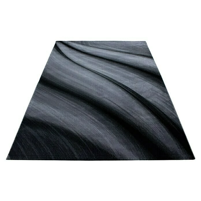 BAUHAUS Kurzflorteppich Miami 6630 Schwarz, 290 X 200 Cm, 100% Polypropylen 1 BAUHAUS Kurzflorteppich Miami 6630 Schwarz, 290 X 200 Cm, 100% Polypropylen