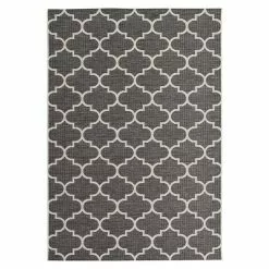 BAUHAUS Flachgewebeteppich Sunset Grau, 230 X 160 Cm, 100 % Polypropylen