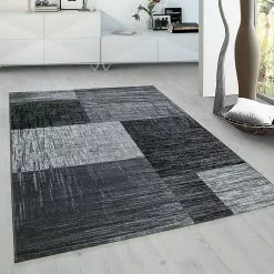 BAUHAUS Kurzflorteppich Plus 8001 Schwarz, 150 X 80 Cm, 100% Polypropylen -Angebote Fliesen Store 12 4046
