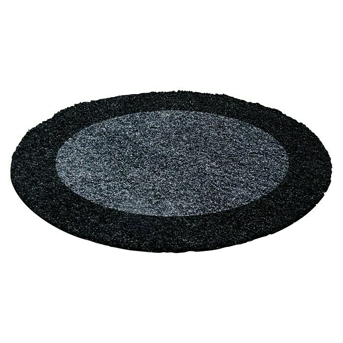 BAUHAUS Hochflorteppich Life 1503 Anthrazit, Durchmesser: 160 Cm, 100% Polypropylen 1 BAUHAUS Hochflorteppich Life 1503 Anthrazit, Durchmesser: 160 Cm, 100% Polypropylen