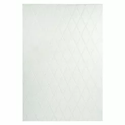 BAUHAUS Kayoom Hochflorteppich Vivica 225 Weiß, 230 X 160 Cm, 100 % Polyester