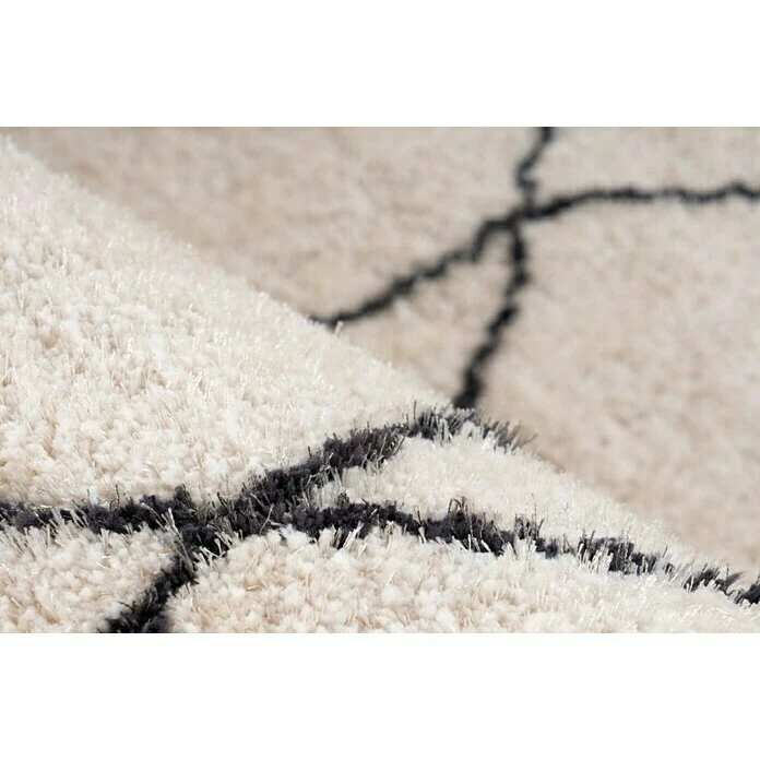 BAUHAUS Kayoom Hochflorteppich Orlando 425 Elfenbein, 150 X 80 Cm, 100 % Polyester 3 BAUHAUS Kayoom Hochflorteppich Orlando 425 Elfenbein, 150 X 80 Cm, 100 % Polyester – Bild 3