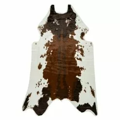 BAUHAUS Deko-Kunstfell Rodeo Kuh, Braun/Weiß, 200 X 150 Cm, 100 % Polyester