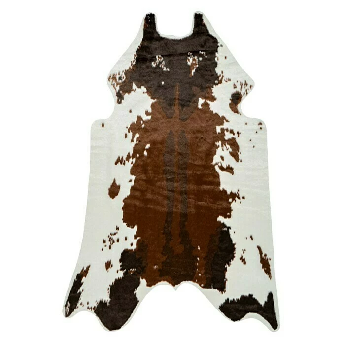 BAUHAUS Deko-Kunstfell Rodeo Kuh, Braun/Weiß, 200 X 150 Cm, 100 % Polyester 1 BAUHAUS Deko-Kunstfell Rodeo Kuh, Braun/Weiß, 200 X 150 Cm, 100 % Polyester