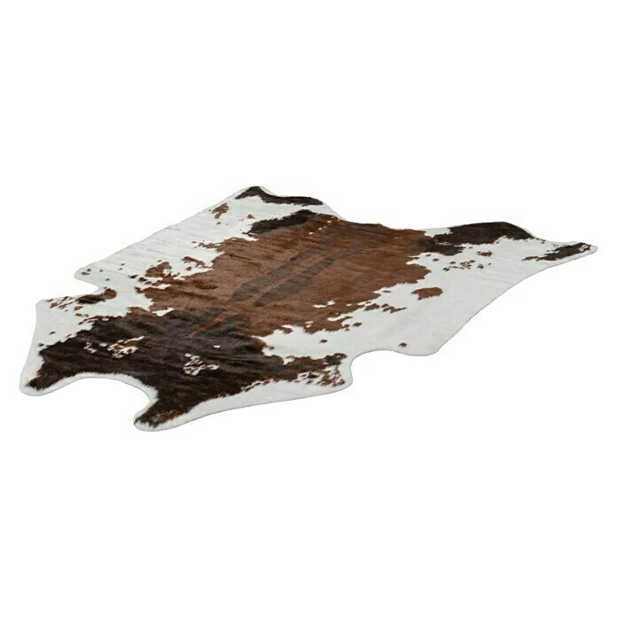 BAUHAUS Deko-Kunstfell Rodeo Kuh, Braun/Weiß, 200 X 150 Cm, 100 % Polyester 2 BAUHAUS Deko-Kunstfell Rodeo Kuh, Braun/Weiß, 200 X 150 Cm, 100 % Polyester – Bild 2