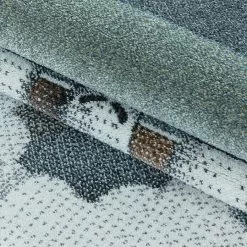 BAUHAUS Kurzflorteppich Funny 2111 Blau, 230 X 160 Cm, 100% Polypropylen -Angebote Fliesen Store 12 4104