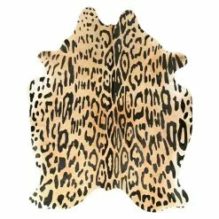 BAUHAUS Esbeco Deko-Kuhfell Jaguar, 100 % Echtfell, Fläche Ca.: 3 M² - 4 M²
