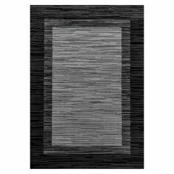 BAUHAUS Kurzflorteppich Base 2820 Schwarz, 100 X 60 Cm, 100% Polypropylen