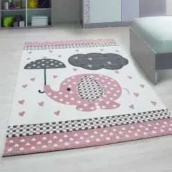 BAUHAUS Kurzflorteppich Kids 0570 Pink, 230 X 160 Cm, 100% Polypropylen -Angebote Fliesen Store 12 4241