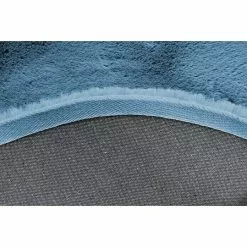 BAUHAUS Teppich Rund Happy Himmelblau, Durchmesser: 120 Cm, 100 % Polyester (Flor) -Angebote Fliesen Store 12 4265