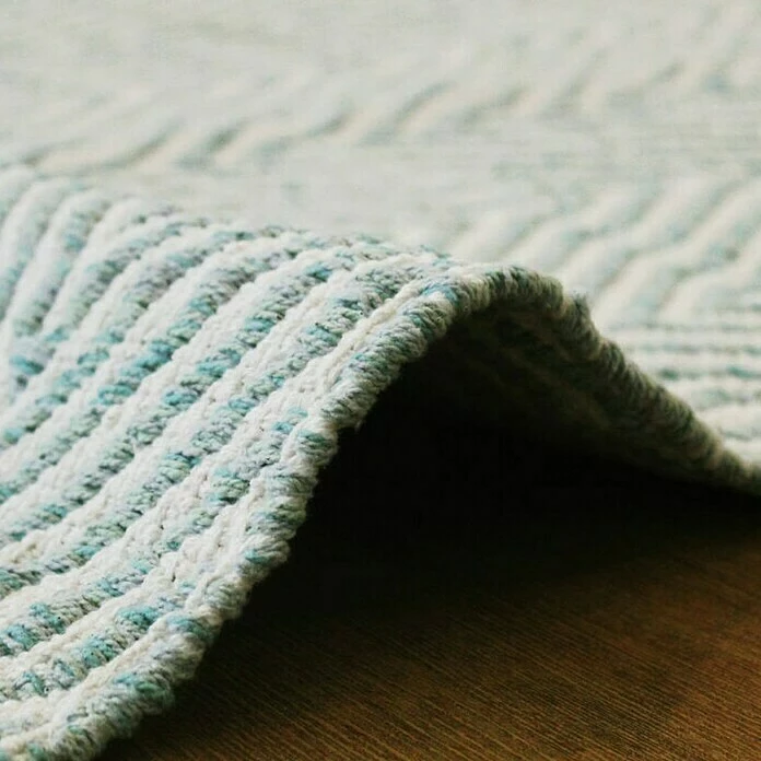 BAUHAUS Kayoom Teppich Cocktail 400 Türkis, L X B: 230 X 160 Cm, 100% Baumwolle 2 BAUHAUS Kayoom Teppich Cocktail 400 Türkis, L X B: 230 X 160 Cm, 100% Baumwolle – Bild 2