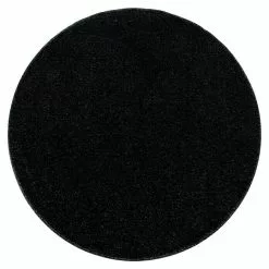 BAUHAUS Kurzflorteppich Ata 7000 Anthrazit, Durchmesser: 120 Cm, 100% Polypropylen