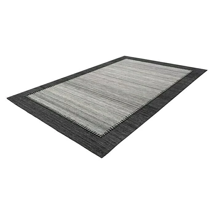 BAUHAUS Kayoom Flachgewebeteppich Phoenix Grau/Anthrazit, 230 X 160 Cm, 75 % Wolle 2 BAUHAUS Kayoom Flachgewebeteppich Phoenix Grau/Anthrazit, 230 X 160 Cm, 75 % Wolle – Bild 2