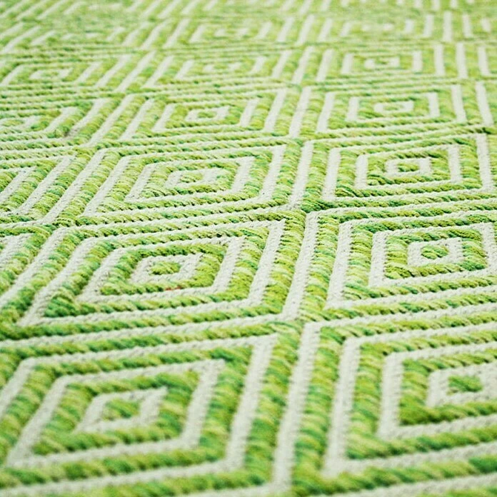 BAUHAUS Kayoom Teppich Cocktail 300 Grün, L X B: 170 X 120 Cm, 100% Baumwolle 3 BAUHAUS Kayoom Teppich Cocktail 300 Grün, L X B: 170 X 120 Cm, 100% Baumwolle – Bild 3