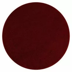 BAUHAUS Kurzflorteppich Ata 7000 Rot, Durchmesser: 120 Cm, 100% Polypropylen