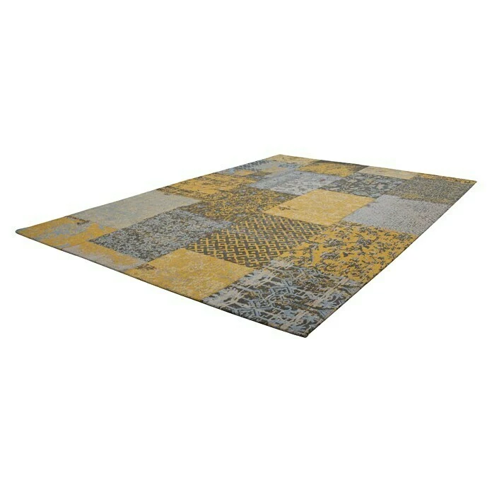 BAUHAUS Kayoom Teppich Jacquard Gold, L X B: 290 X 200 Cm, 100 % Baumwolle 4 BAUHAUS Kayoom Teppich Jacquard Gold, L X B: 290 X 200 Cm, 100 % Baumwolle – Bild 4