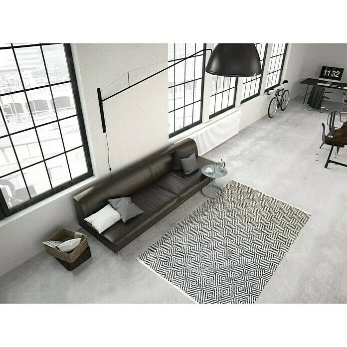 BAUHAUS Kayoom Teppich Cocktail 300 Grau, L X B: 230 X 160 Cm, 100% Baumwolle 2 BAUHAUS Kayoom Teppich Cocktail 300 Grau, L X B: 230 X 160 Cm, 100% Baumwolle – Bild 2