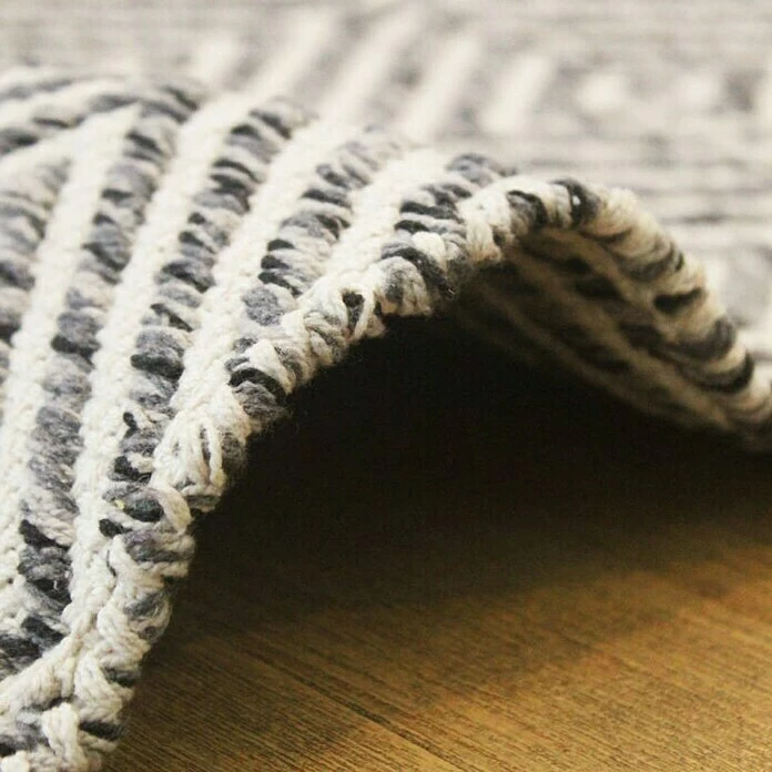 BAUHAUS Kayoom Teppich Cocktail 300 Grau, L X B: 230 X 160 Cm, 100% Baumwolle 3 BAUHAUS Kayoom Teppich Cocktail 300 Grau, L X B: 230 X 160 Cm, 100% Baumwolle – Bild 3