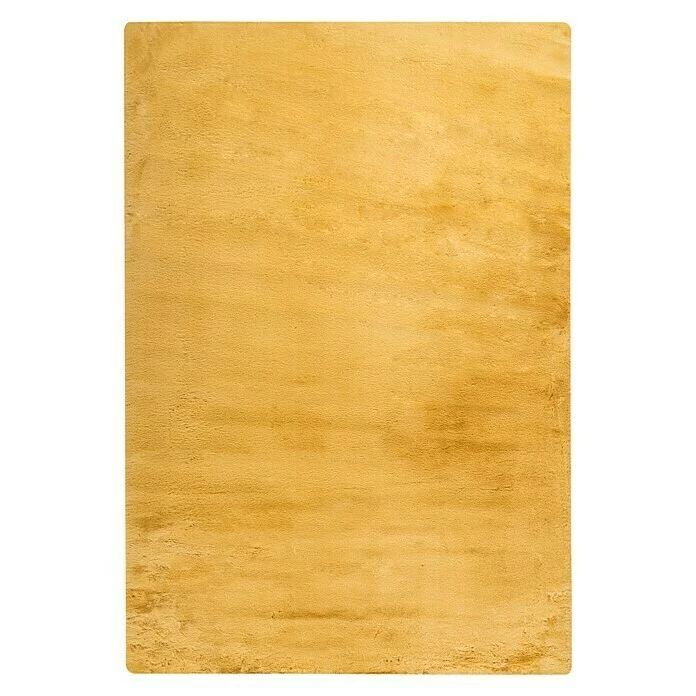 BAUHAUS Hochflorteppich Happy Gelb, 170 X 120 Cm, 100 % Polyester (Flor) 1 BAUHAUS Hochflorteppich Happy Gelb, 170 X 120 Cm, 100 % Polyester (Flor)