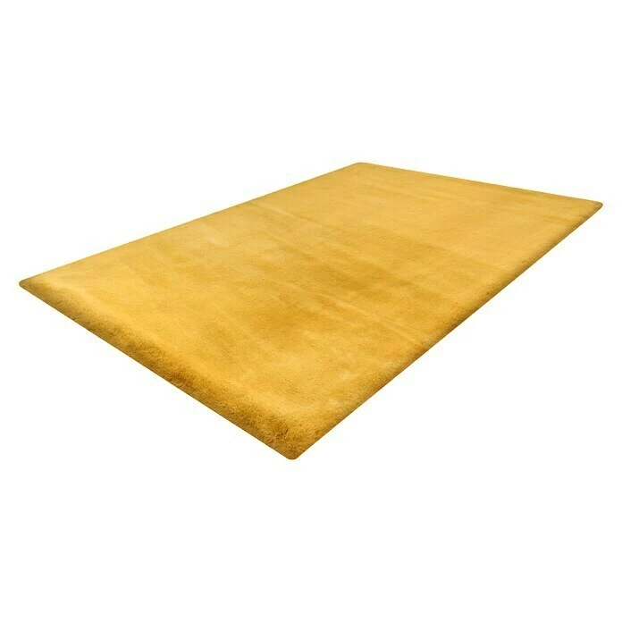 BAUHAUS Hochflorteppich Happy Gelb, 170 X 120 Cm, 100 % Polyester (Flor) 2 BAUHAUS Hochflorteppich Happy Gelb, 170 X 120 Cm, 100 % Polyester (Flor) – Bild 2