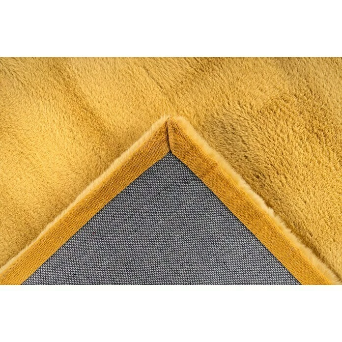 BAUHAUS Hochflorteppich Happy Gelb, 170 X 120 Cm, 100 % Polyester (Flor) 5 BAUHAUS Hochflorteppich Happy Gelb, 170 X 120 Cm, 100 % Polyester (Flor) – Bild 5