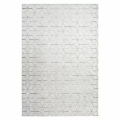 BAUHAUS Kayoom Hochflorteppich Vivica 125 Weiß/Rosé, 150 X 80 Cm, 100 % Polyester